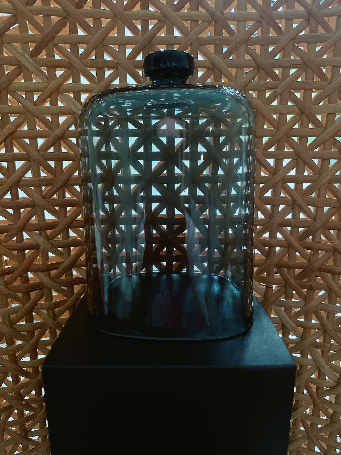 LUMIRA Glass Dome – Smoked Glass Candle Dome