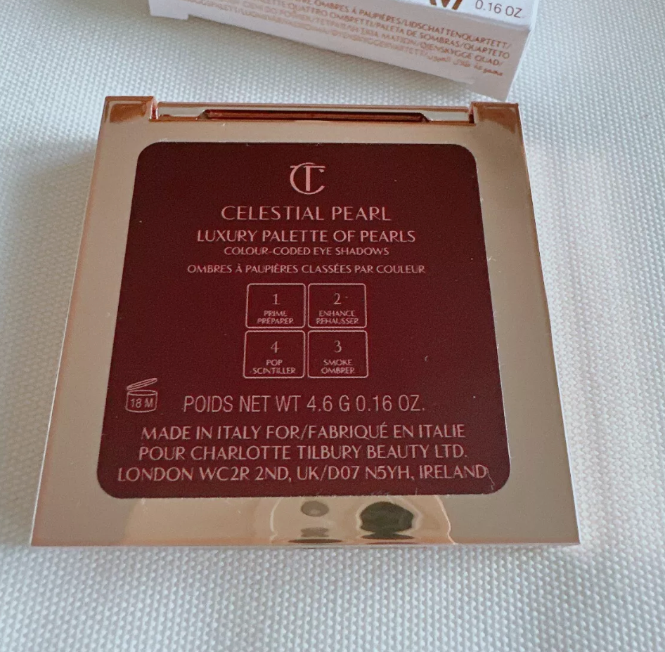 CT Luxury Palette Of Pearls Eye Shadows Colour Coded - Celestial Pearl