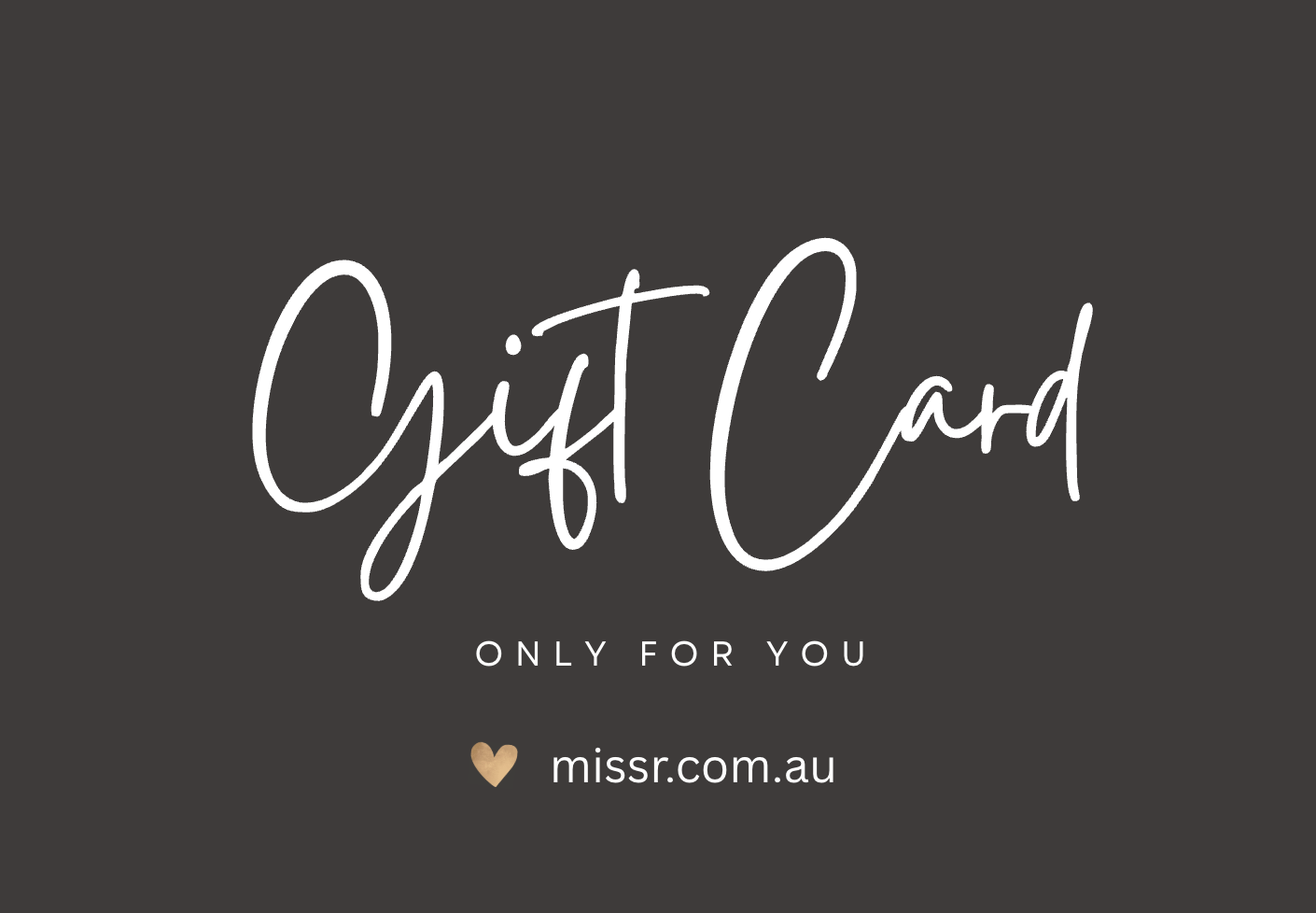 Miss R Gift Card
