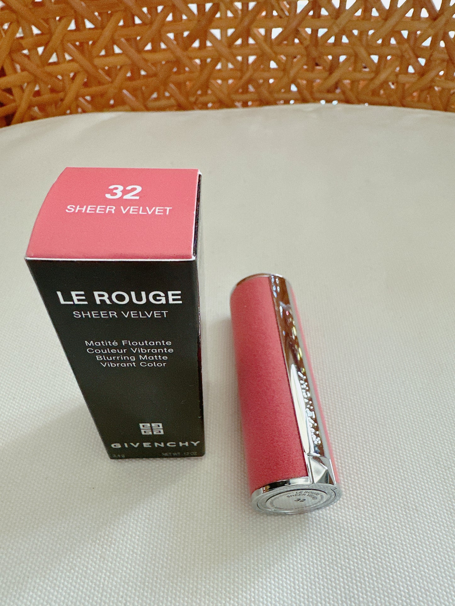 Givenchy Le Rouge Sheer Velvet #32 Rouge Brique – Sheer Matte Lipstick