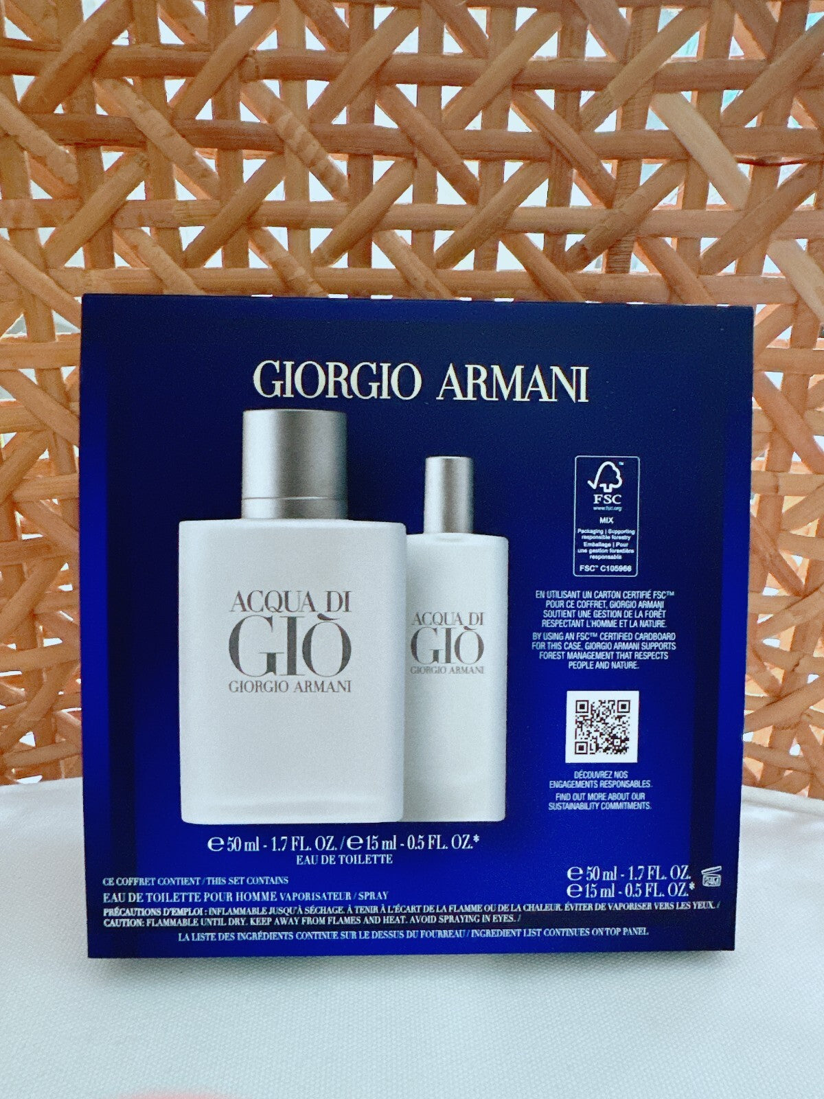 Giorgio Armani Acqua Di Gio EDP 50ml + 15ml Gift Set